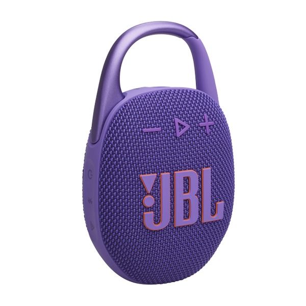 JBL Clip 5 Wireless Portable Speaker | Purple JBL Clip 5 Wireless Portable Speaker | Purple